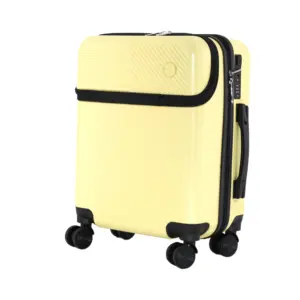 The new design factory outlet large capacity multifunctional recycled long time travel small front opening supplier luggage