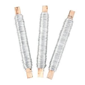 Fil de jardinage DIY floral pour bouquets faits main, fils polyvalents pour projets de jardinage DIY, fil floral en métal argenté - Product Image 1