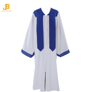 Tuniche Clericali Bianche Personalizzate di Fabbrica, Abiti da Sacerdote all'Ingrosso, Abbigliamento <span class=keywords><strong>per</strong></span> Coro - Product Image 2