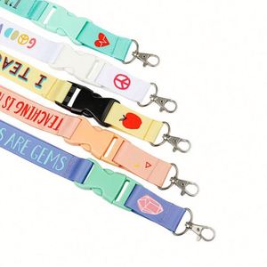 Custom <b>Polyester</b> <b>Lanyards</b> Eco-Friendly Recycled PET <b>Lanyard</b> | Customizable Color & Logo | Sustainable Corporate Gift - Product Image 3