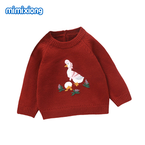 Nuevo Estilo Mimixiong Suéteres y Cárdigans <span class=keywords><strong>de</strong></span> <span class=keywords><strong>Punto</strong></span> con Lindo Patrón Bordado para Recién <span class=keywords><strong>Nacido</strong></span> Ropa para Niños - Product Image 6
