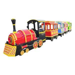 Prix économique de haute qualité Intérieur Extérieur Enfants Centre Commercial Amusement Électrique Batterie sans rail Train à vendre - Product Image 1