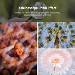 <span class=keywords><strong>Filtre</strong></span> d'effet prisme kaleidoscope portable NEEWER 77 mm, <span class=keywords><strong>filtre</strong></span> d'effet d'objectif d'appareil photo en verre. - Product Image 6