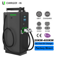Stasiun Pengisian Kendaraan Listrik 30kw 60kw 120kw 240kw 360KW 480KW POS CCS1 CCS2 CHAdeMO GBT Pengisi Daya Cepat DC Mobil Listrik