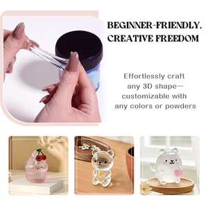<span class=keywords><strong>ราคา</strong></span>โรงงาน กาวเรซิ่น UV แบบไม่ติ<span class=keywords><strong>ด</strong></span>มือ สำหรับงาน DIY เครื่องประ<span class=keywords><strong>ด</strong></span>ับ งานปั้น 3 มิติ โพ<span class=keywords><strong>ล</strong></span>ีเมอร์เรซิ่น - Product Image 3