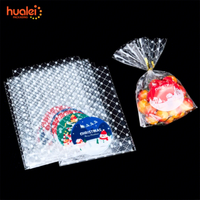 Sacs en cellophane transparents pour bonbons, sacs en plastique OPP avec attaches torsadées pour les cadeaux d'anniversaire, les bougies, les bonbons, les sucettes glacées