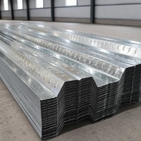 Dalles de plancher en acier galvanisé YX38-152-914 pour projets de mezzanines, matériaux de construction métalliques d'origine usine