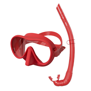 Seakurat M302 + S12 masker selam tanpa bingkai dewasa baru masker selam silikon cair Volume rendah Snorkeling pandangan lapangan besar antikabut - Product Image 2