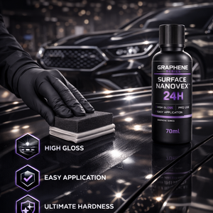 GRAPHONEX Revêtement céramique au graphène Nanovex 24H Usage professionnel Haute brillance Dureté ultime (1000ml) Fonction auto-réparatrice 60um - Product Image 3