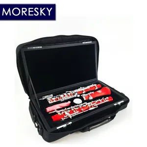 MORESKY Oboe rouge en ABS professionnel, clé C, style semi-automatique, en cupronickel nickelé S13 - Product Image 1