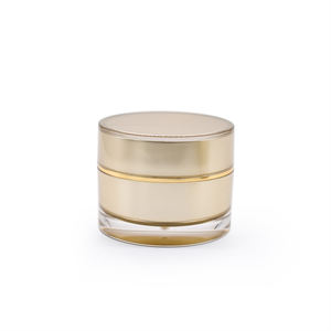 אריזה אקרילית מסמר אבקה צנצנות 5 גרם-50 גרם מיכל פלסטיק עגול פלסטיק עם כיסוי לבן - Product Image 3