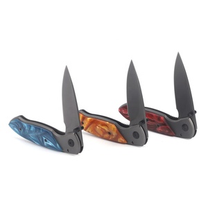 Dao Gấp Tay Cầm Bằng Nhựa Resin Sản Xuất Nhanh OEM Dao Bỏ Túi Chiến Thuật Gấp Gọn Dụng Cụ Bỏ Túi Dao - Product Image 4