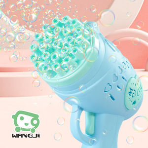 Máquina de burbujas eléctrica automática para niños, juguete de pistola de burbujas de colores - Product Image 3