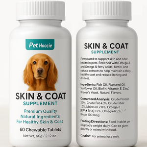 Aceite de Salmón Probiótico OEM para Premios para Perros, Tabletas para la Salud Digestiva, la Piel y el Pelaje - Suplementos para Perros de Absorción Rápida y Segura - Product Image 1