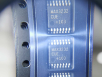 MAX3232CUE+T IC Chip Baru Asli Sirkuit Terpadu Komponen Elektronik RS-232 Transceiver 3.0V-5.5V TSSOP-16 Paket 15kV