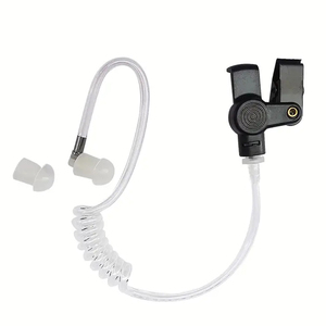 Durable Plastic PTT Earpiece for DP1400 <b>Walkie</b> <b>Talkie</b> Wired Music Earphones Headphones 12 Months Warranty for Group Security - Product Image 3