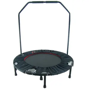Wholesale Foldable Portable Children Trampoline Small Exercise Fitness Trampoline With Handle