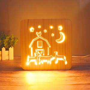 Chiesa croce di luce, legno intagliato gesus modello di notte, naturale con per <span class=keywords><strong>la</strong></span> casa - Product Image 2