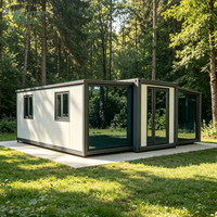 Maison Modulaire Moderne Norme Australienne 2/3 Chambres 20ft 40ft Maison Préfabriquée Pliable Extensible Conteneur Habitable à Vendre