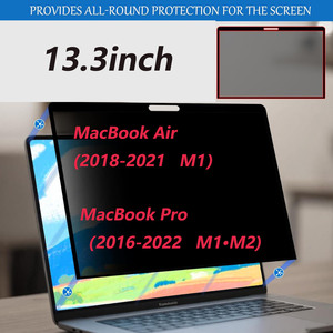Película Magnética de Privacidad para MacBook Air Waterdrop (2018-2021/M1) y MacBook Pro (2016-2022 M1/M2) - Anti-Reflejos y Anti-Espionaje - Product Image 1