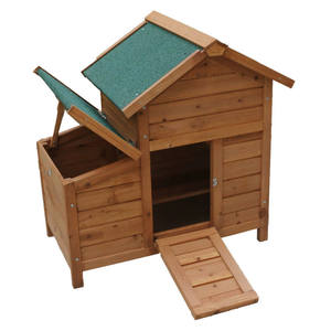 Simples-Clean Waterproof Wooden Chicken Coop Multi-Use Poultry & Rabbit Breeding Cage com <span class=keywords><strong>Yard</strong></span> & Nesting Box - Product Image 5