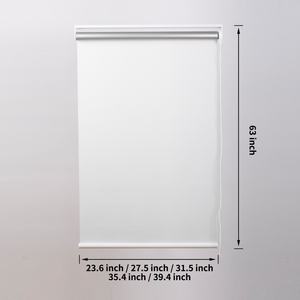 Stores enrouleurs à écran <span class=keywords><strong>solaire</strong></span> à commande manuelle de taille personnalisée Ombrage à rouleau occultant Facile à installer 25 po L X 72 po H <span class=keywords><strong>Protection</strong></span> UV - Product Image 5