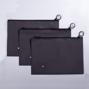 Bolsa de Plástico con Cierre Ziplock y Logotipo Personalizado, Bolsa de Embalaje para Toallas y Calcetines, Bolsa con Cierre Negra y Anillo Negro - Product Image 3