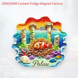 Souvenir Personalizzati di <span class=keywords><strong>Palau</strong></span>, Magneti per Frigorifero a Forma di Adesivo, Magnete 3D in Resina di Forma Irregolare per Decorazione Casa - Product Image 1