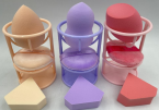 Ensemble d'éponges de beauté, 3 pièces, lavables, pour l'application du fond de teint sur le visage - Product Image 1
