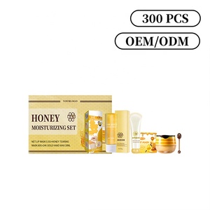 ชุดผลิตภัณฑ์ดูแลผิวหน้า คอลลาเจนน้ำผึ้ง วิตามินอี ลดเลือนริ้วรอย กระชับผิว กระจ่างใส ผลัดเซลล์ผิว บำรุงผิวชุ่มชื้น พร้อมโลโก้สั่งทำ - Product Image 1