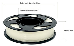 Filamento PLA Silk de 1.75mm, 1kg, Brillante, Ecológico, Biodegradable, Apto para Principiantes, de un Solo Color, para Impresión 3D - Product Image 6