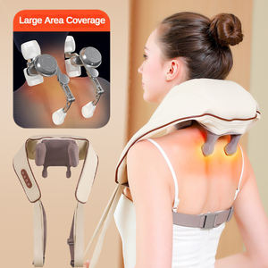 Masajeador Shiatsu de Tejido Profundo para Cuello y Hombros con Calor, Amasamiento y Compresión Eléctricos para Alivio del Dolor y Masaje de Músculos de la Espalda - Product Image 2