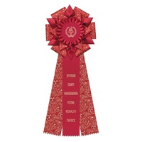 Rubans en satin personnalisés avec logo, rosettes, badges floraux, récompenses pour l'équitation, les courses canines