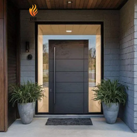 Porte d'entrée en métal de qualité supérieure, anti-effraction, pour les développeurs immobiliers, vente en gros