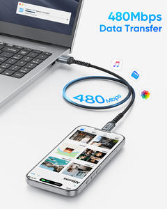 Cable USB de Carga Rápida SUNGUY Tipo-C de 18W con Material de Aluminio para Banco de Energía y Uso en Automóvil - Product Image 4