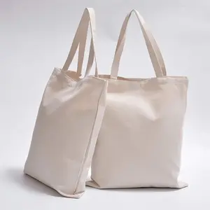 OEM ODM कस्टम मुद्रित रीसायकल सादा कार्बनिक छोटे महिलाओं का टोट बैग लोगो के साथ बड़ा पुन: प्रयोज्य कैनवास कॉटन शॉपिंग बैग
