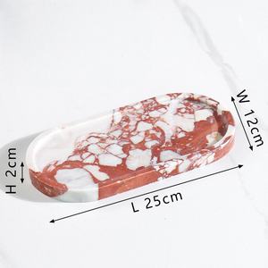 Saidkoc 2x12x25cm gioielli di lusso in marmo e <span class=keywords><strong>vassoio</strong></span> aromaterapia per la decorazione per la casa Hotel bagno lavabo articoli <span class=keywords><strong>da</strong></span> bagno <span class=keywords><strong>vassoio</strong></span> di stoccaggio - Product Image 6