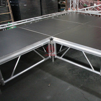 Scène en aluminium réglable en hauteur, plateforme portable pour DJ, podium pour événements