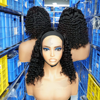 Vente en gros perruque bandeau cheveux vierges SDD perruques cheveux humains indiens bruts vendeurs perruque cheveux bouclés birmans à cuticules alignées pour les femmes noires