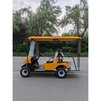 Voiture de golf électrique de luxe homologuée pour la route, 4 places, avec batterie 48V/60V/72V, pour le tourisme et les clubs