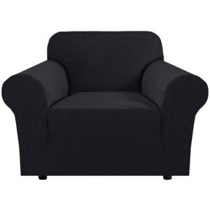 Jacquard Stretch Modern Solid Polyester 94% Spandex 6% <b>Sofa</b> <b>Slipcover</b> Single Seat Armchair 80-120cm Width Soft Customizable - Product Image 1