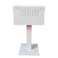 Stand Printer Logam Portabel dengan Laci Penyimpanan & Penutup Pelindung, Kompatibel dengan DNP DS620/DS620A/RX1, HITI P252L