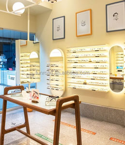 Vitrine d'exposition de lunettes Funroad avec éclairage LED, design 3D personnalisable, montage mural, vitrine de lunettes de soleil - Product Image 3