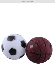 Fabricante al por mayor fútbol baloncesto diseño perro vinilo juguete - Product Image 5