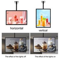 Cornice Luminosa Pubblicitaria Ultra-Sottile a LED in Alluminio, Montabile a Parete, con Pannello Estraibile Sostituibile, Direttamente dalla Fabbrica