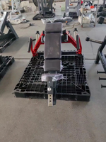 NO.10 Machine à exercices pour pectoraux, bras et dos, à charge libre, inclinable, réglable, pour l'entraînement de force des deltoides arrière, usage commercial en salle de sport