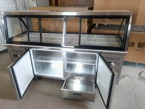 Süpermarket restoran ekran buzdolapları hazır gıda vitrin kabinleri ekran sayaçları soğutucular buzdolapları - Product Image 4