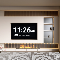 Meuble TV avec Cheminée pour Salon – Style Moderne – Table TV en Bois – Offre Spéciale