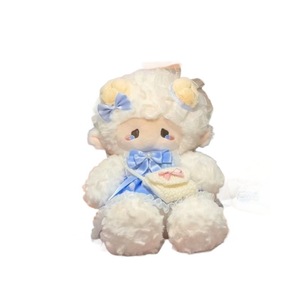 Nouvelle poupée en peluche mouton mignon avec robe, rembourrage en coton PP, poupée de lit pour bébés, cadeau d'anniversaire pour nourrissons - Product Image 5