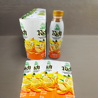 Vente flash - Étiquette thermorétractable en plastique personnalisée, résistante à l'eau, en PVC OPP, pour bouteilles d'eau, de boissons et de jus